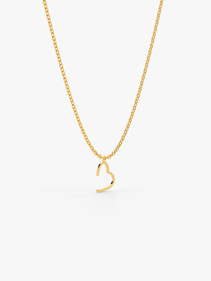 Heartline Gold Plated Necklace