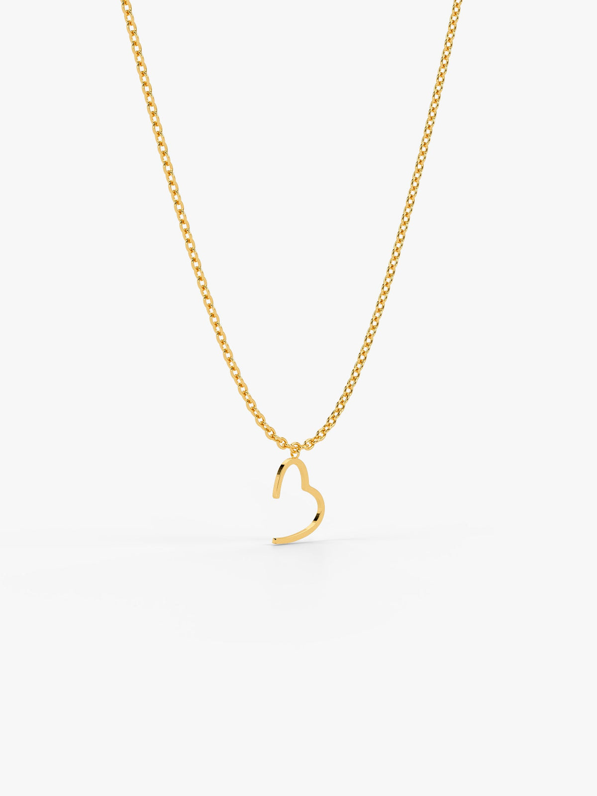 IXIA by GIVA Heartline Gold Plated Necklace