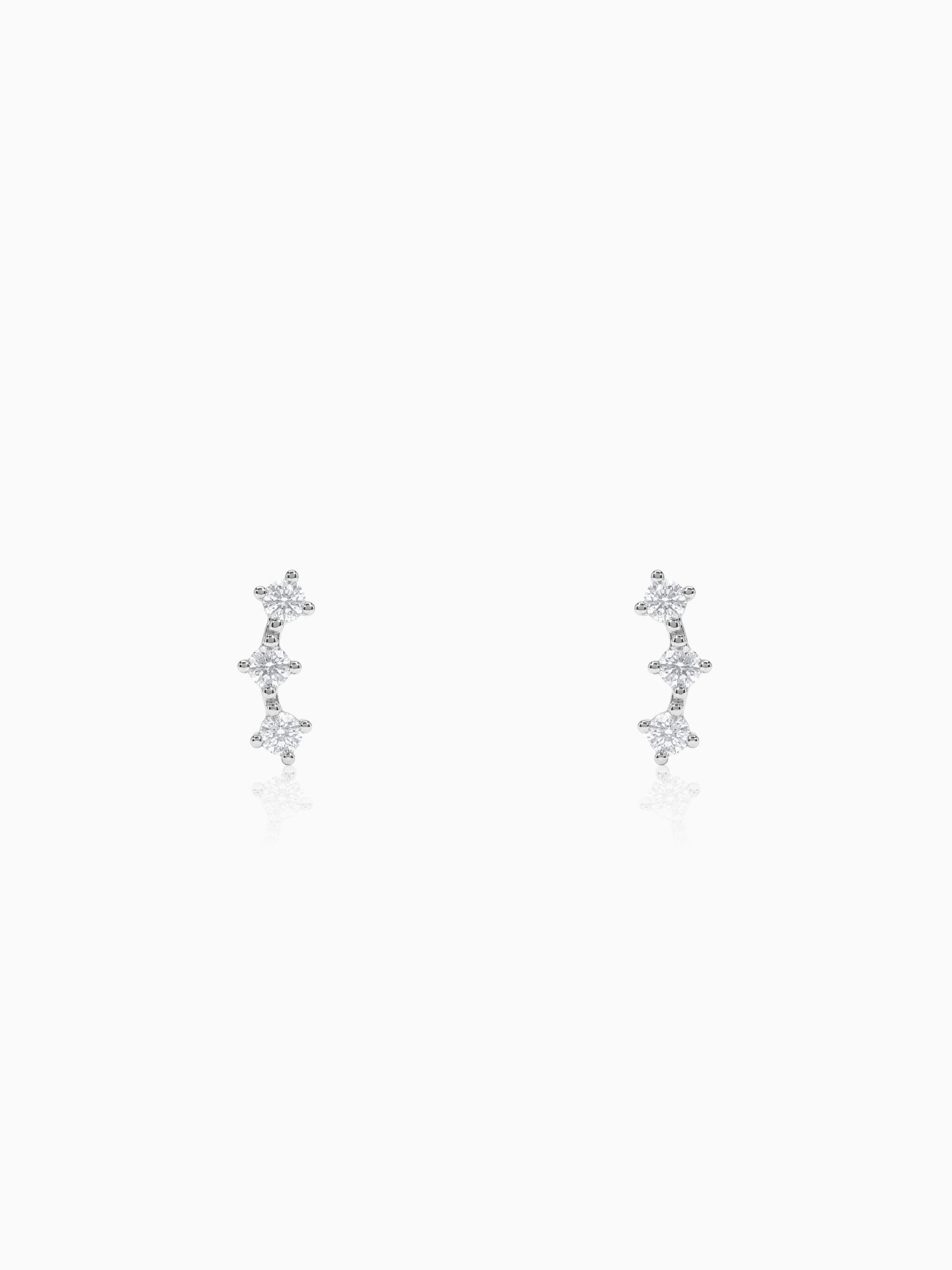 Silver Thria Ear Piercings