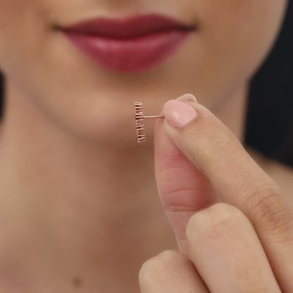 Rose Gold Love Quartet Earrings