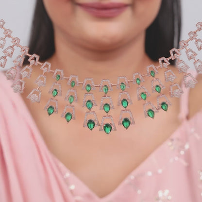 Rose Gold Alexandra Necklace