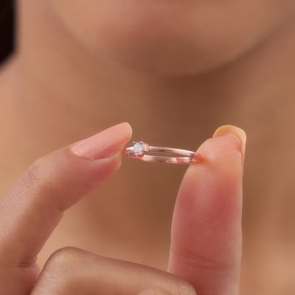Rose Gold Square Cluster Ring