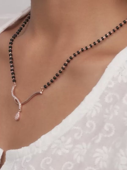 Rose Gold Enchanted Knot Mangalsutra