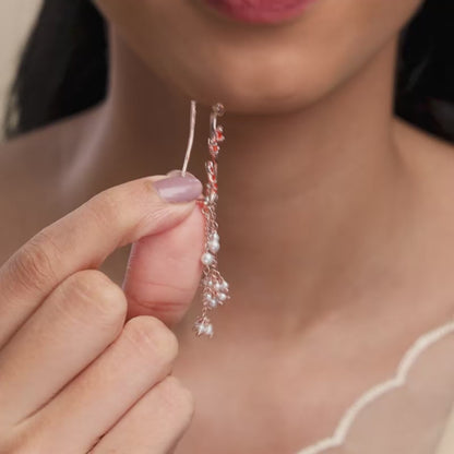 Rose Gold Admiring Climber Earrings