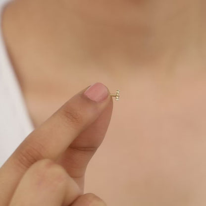 Gold Mellifluous Diamond Earrings