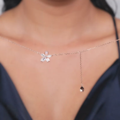 Rose Gold Bloom Necklace