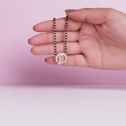 Rose Gold Periwinkle Mangalsutra Set