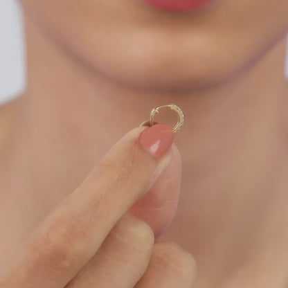 Gold Classic Touch Diamond Nose Ring