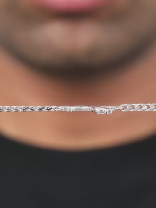 Silver Lord Krishna Bracelet For Him