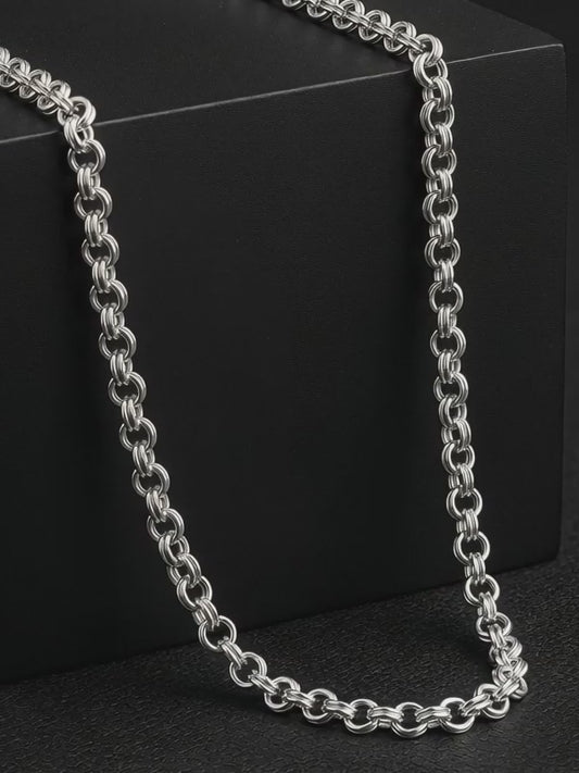 Silver Atlas Chain for Him