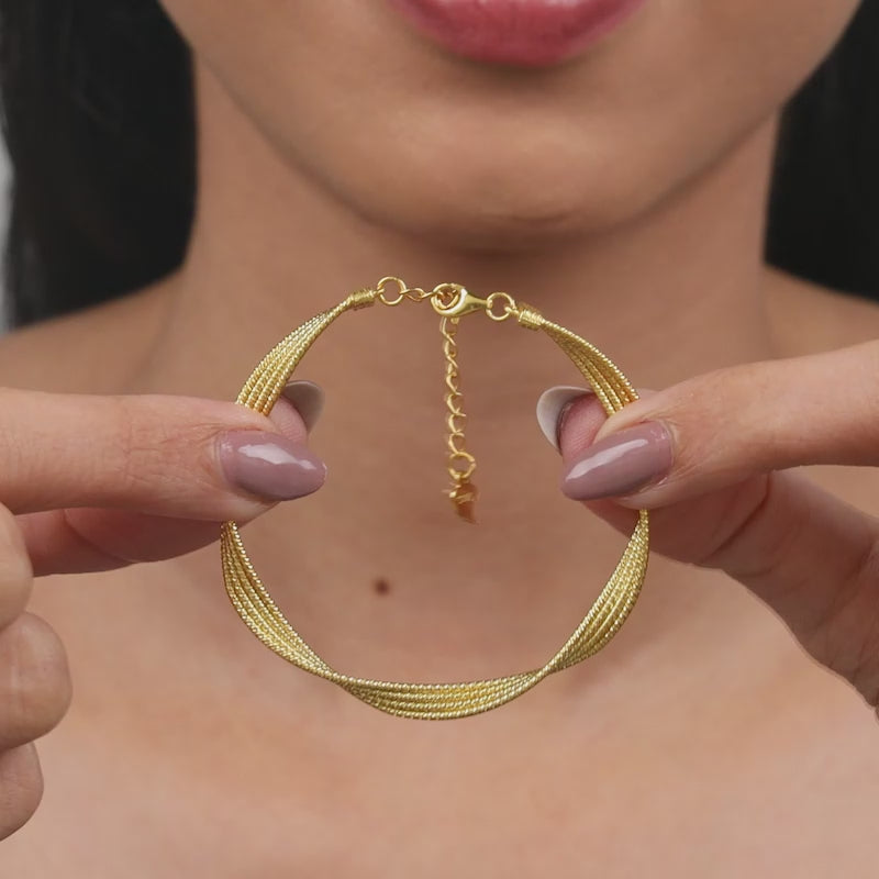 Golden Glintzy Bracelet