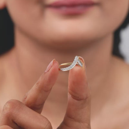 Gold Avira Lab Grown Diamond Ring