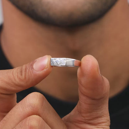 Silver Eternal Gleam Ring For Him