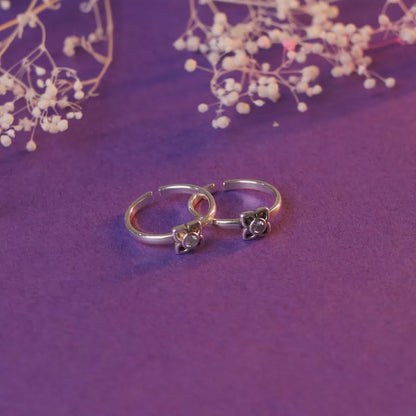 Silver Ramaya Toe Rings