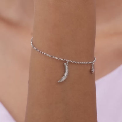 Silver Moon Magic Bracelet
