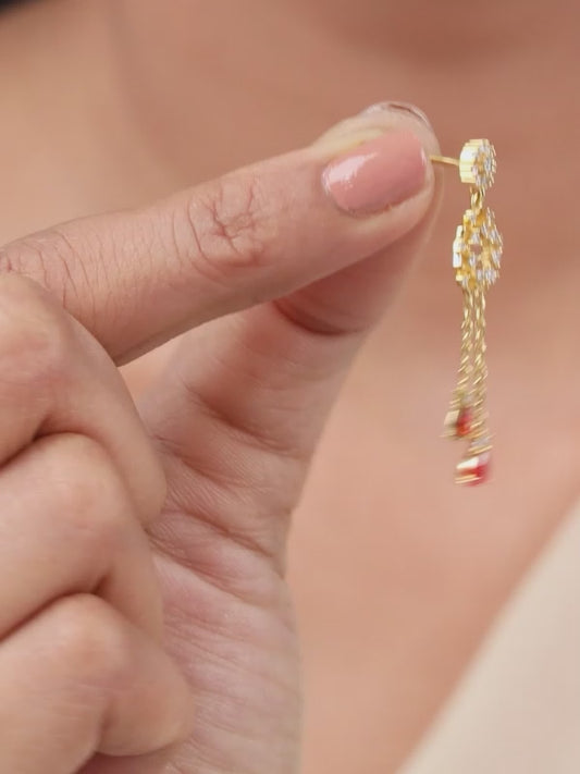 Golden Hecate Dangler Earrings