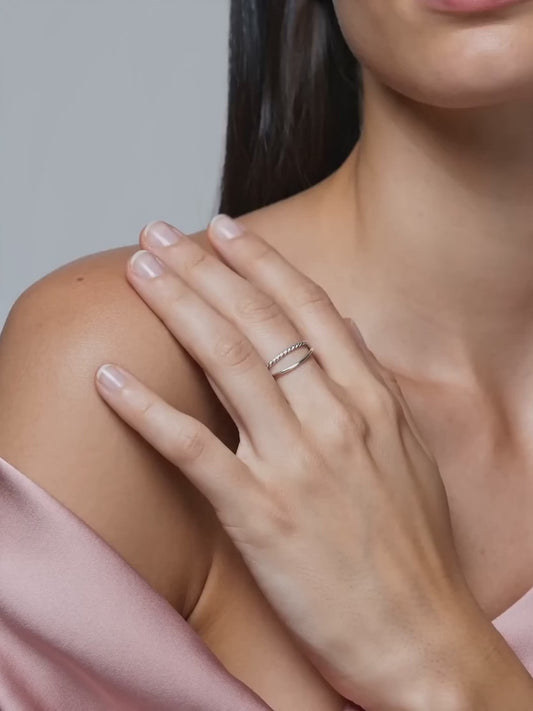 Silver Magnetic You Ring