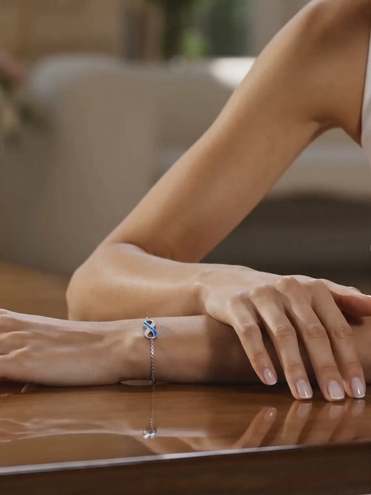 Silver Infinite Beauty Bracelet