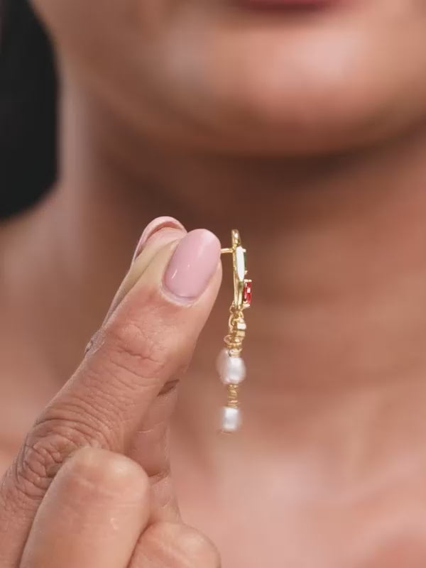 Golden Parvati Earrings