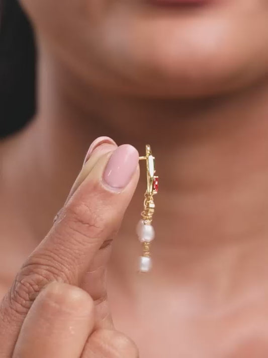 Golden Parvati Earrings