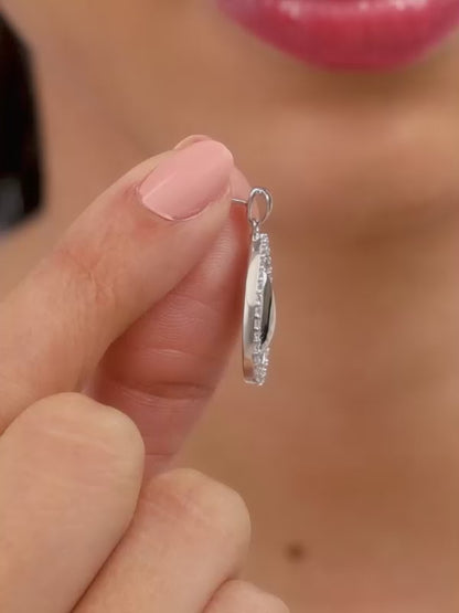 Silver Dual Teardrop Earrings