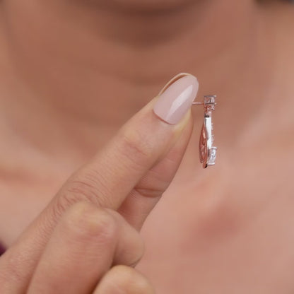 Rose Gold All of Me Earrings