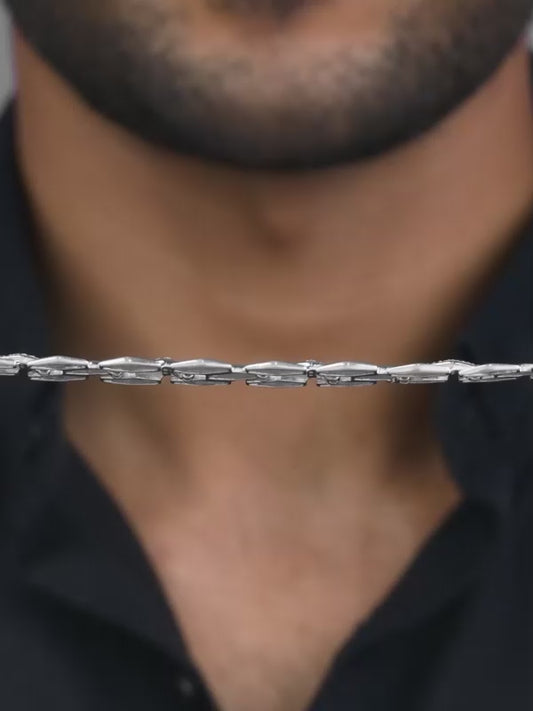 Silver Intellectual Bracelet For Him