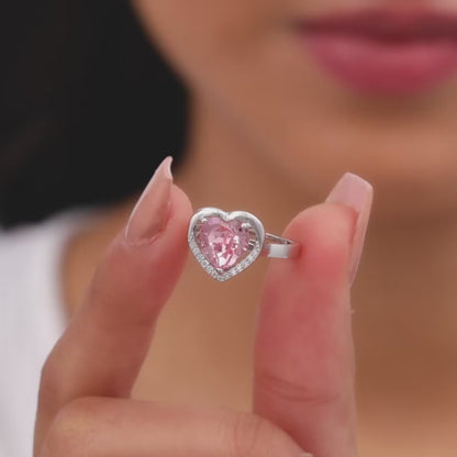 Silver Valentine Ring