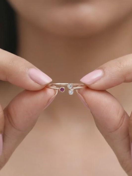Rose Gold Trinity Ring (Size 12)