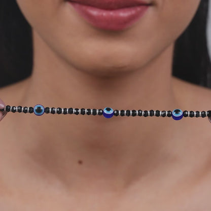 Silver Old School Nazar Bracelet