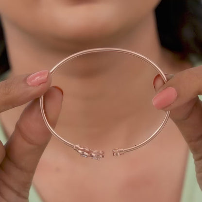 Rose Gold Endless Shenanigans Cuff Bracelet