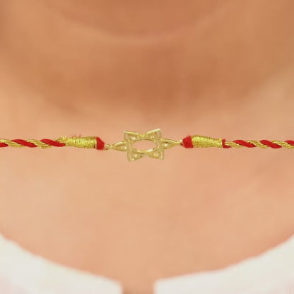 Golden Sacred Rakhi