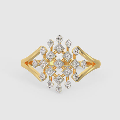 Gold Spectacular Diamond Ring