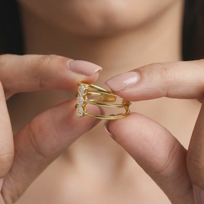 Golden Trilogy Ring (Size 12)