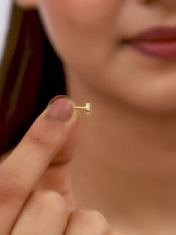 Golden Star Constellation Tiny Studs