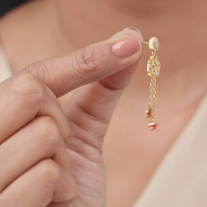 Golden Hecate Dangler Earrings