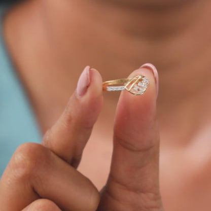 Gold Visionary Spark Lab Grown Diamond Ring