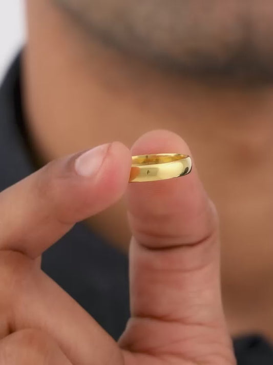 Golden Classic Band For Him