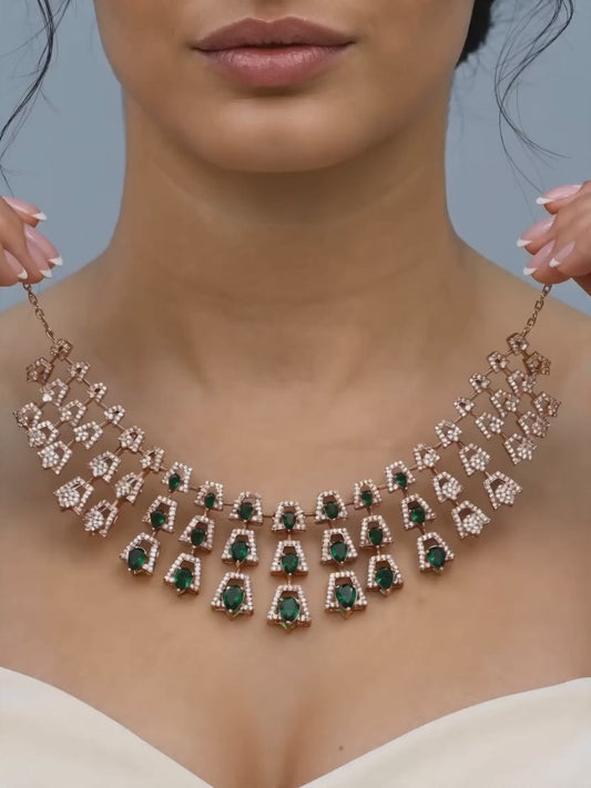 Rose Gold Alexandra Necklace