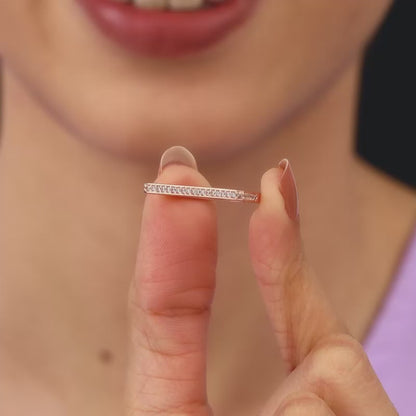 Rose Gold Tangent Ring