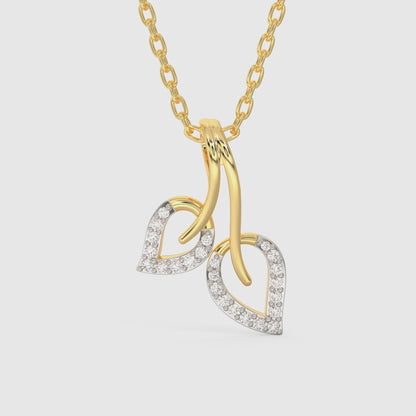 Gold Serenade Diamond Pendant