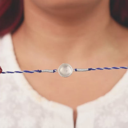 Silver Nazariya Rakhi