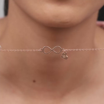 Rose Gold Personalised Timeless Bond Bracelet