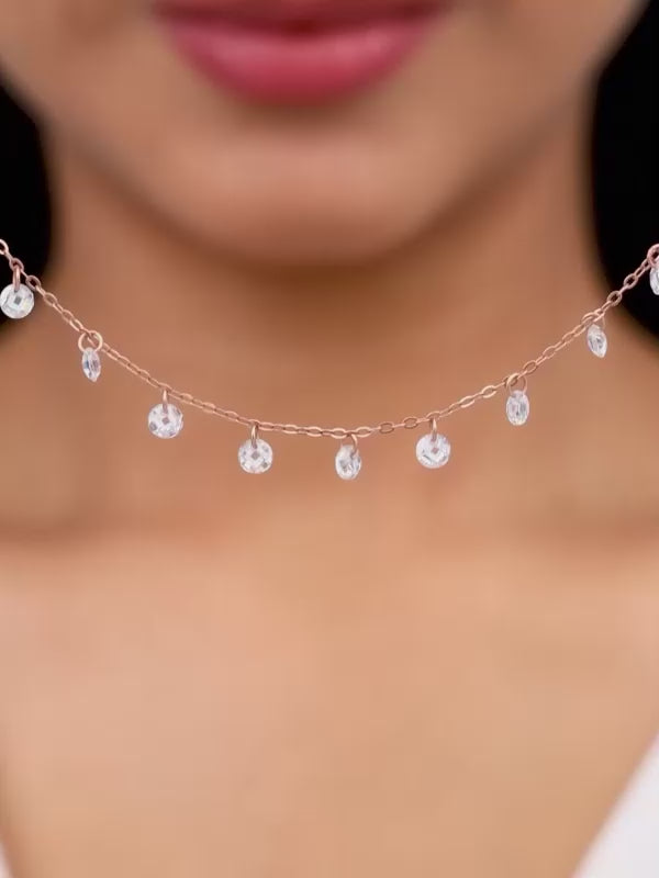 Rose Gold Queens Necklace