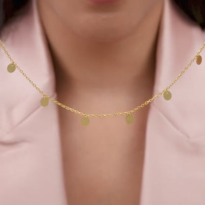 Golden Mini Charm Necklace