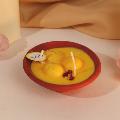Rasmalai Candle