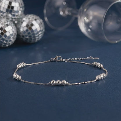 Silver Havana Anklet