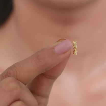 Golden Zinnia Ear Piercings