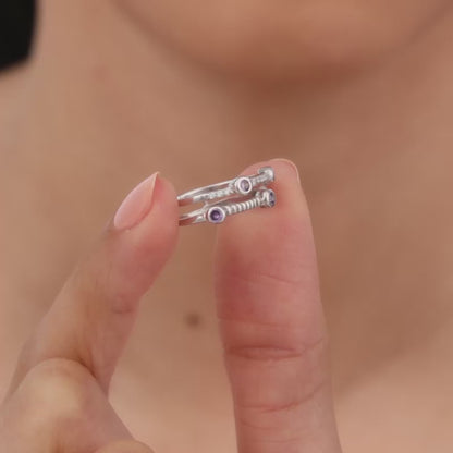 Silver Sizzling Ring