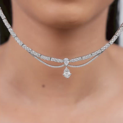 Silver Eva Necklace
